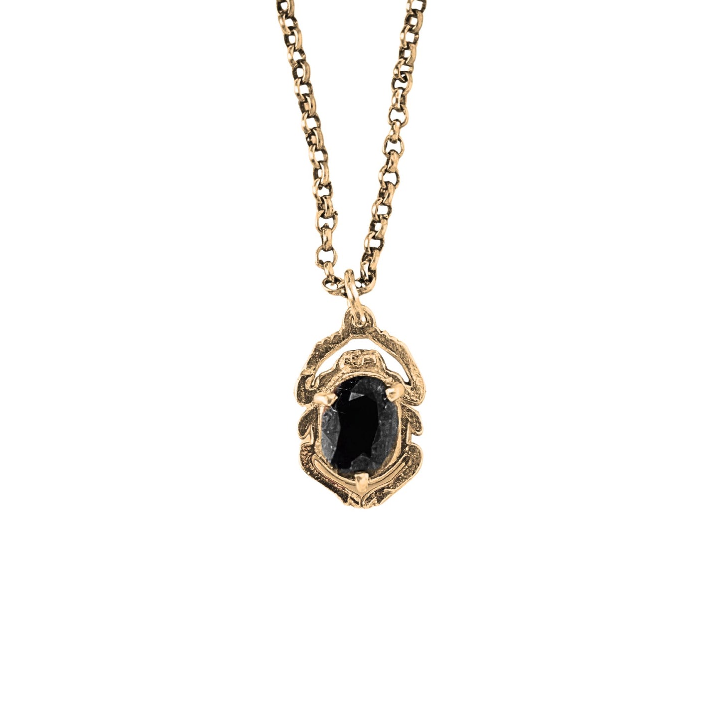 Golden Sapphire Scarab